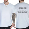 "Question For Women Who Support Trump" T-Shirt by Dog Mom Hat