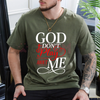 "God Don't Play About Me" Inspirational Faith T-Shirt by Dog Mom Hat