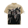 Retro Baldwin IV "The Leper King" Crusader T-Shirt – Vintage Washed Medieval Christian Streetwear by Dog Mom Hat