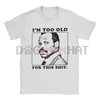 Roger Murtaugh "Too Old For This" T-Shirt – Men's Pure Cotton Funny Movie Tee by Dog Mom Hat