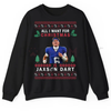 All I Want For Christmas Is JaxDa.rt Ugly Sweatshirt by Dog Mom Hat