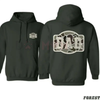 Camo DAD Hoodie – Military-Inspired Bold Design Pullover | Perfect Gift for Hunting Dads by Dog Mom Hat