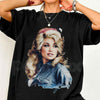 Vintage 80s Dolly Parton T-Shirt – Retro Country Music Queen Unisex Cotton Graphic Tee