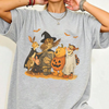 Vintage Halloween Animal Friends T-shirt by Dog Mom Hat