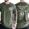 Teach Your Kids To Change Their Oil Not Their Gender T-Shirt – Bold Statement Graphic Tee, Unisex Cotton Casual Shirt