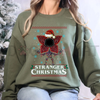 Stranger Christmas Sweatshirt by Dog Mom Hat