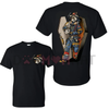 Firefighter Skull Coffin Graphic Tee – Edgy Gothic Statement Design, 2 Sides, Bold Wear For First Responders, Fire Department Apparel by Dog Mom Hat