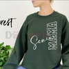 Class of 2026 Senior MAMA Sweatshirt by Dog Mom Hat
