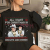 "Holy Shit Where's the Tylenol" Ugly Sweatshirt – Funny Christmas Vacation Quote Jumper by Dog Mom Hat
