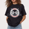 "PROUD DISAPPOINTMENT" Defiant Bone Hand Print Men's Tee - Sarcastic Graphic T-Shirt, Edgy Humor Statement Top
