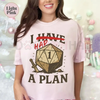 "Don't Worry I Have A Plan" Dnd Shirt – Funny Tabletop Games Tee by Dog Mom Hat