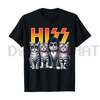 Cute "Hiss Cats Rock" Kittens T-Shirt by Dog Mom Hat