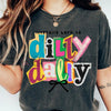 Retro Positivity Collage T-Shirt – Comfort Colors® Christian Faith Y2K Aesthetic by Dog Mom Hat