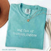 Comfort Colors® 'Big Fan of Human Rights' T-Shirt – Ironic Equality Statement Tee, Minimalist Social Justice Shirt, Essential Beliefs Top