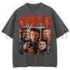 Steve Harrington Unisex Washed T-Shirt by Dog Mom Hat
