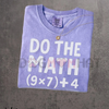 Funny Math Teacher Shirt – 67 Meme Comfort Colors T-Shirt, Math Meme Graphic Tee by Dog Mom Hat
