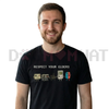 "Respect Your Elders" Retro Gamer T-Shirt by Dog Mom Hat