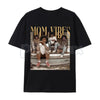 "Mom Vibes" Vintage 90s Nostalgia T-Shirt – Retro Aesthetic Mom Life Graphic Tee, Premium 100% Cotton Motherhood Gift Top, Soft Lived-In Heavyweight Throwback Style Shirt, Made in USA