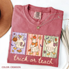 Funny Teacher Goose Halloween Comfort Colors Shirt – "Trick or Teach" Cute Ghost Tee, Elementary Teacher Humor Gift, Unisex by Dog Mom Hat