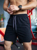 Men's Plus Size Quick-Dry Beach Shorts with Drawstring