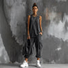 Women's Sleeveless Tank Top & Cropped Ankle Pants Set by FitiqueFit