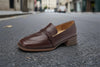 Women’s Retro Minimalist Mid-Heel Leather Shoes by FitiqueFit