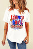 White Baseball Season Playful Printed T Shirt by Wild and Free Boutique