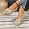 Women's Chunky Heel Wedge Pumps – Wide Size Full-Grain Leather by FitiqueFit