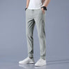 🧊 Men's Ice Silk Plus Size Straight-Leg Pants by FitiqueFit