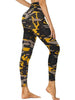 Cropped High-Waisted Leggings – Camouflage Print Workout Pants by FitiqueFit