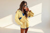 Women's Long-Sleeve Contrast Color 2-Piece Set – Top & Cropped Pants by FitiqueFit