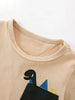 Children's Dinosaur Pocket Round Neck T-Shirt by Simply Love