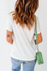 Letter Graphic Round Neck Short Sleeve T-Shirt by Wild and Free Boutique