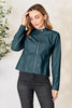 Women Classic Neck Zip-Up Jacket For Everyday Wear Elegant Girls Jacket by Stevvex