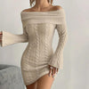 Women’s Off Shoulder Bodycon Dress by FitiqueFit
