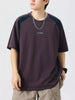 Men's Plus Size Contrast Raglan Sleeve Casual T-Shirt by Simply Love
