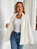 Winter Warm Zip Up Long Sleeve Jacket Fuzzy Cozy & Stylish Jacket Cold-Weather Essential Outdoor Jacket by Stevvex