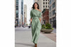 Women’s One-Shoulder Long Dress – Slanted Shoulder Waist-Defined Style by FitiqueFit