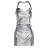 Sleeveless Sleeveless Split Dress Ice Silk