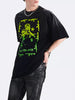 Men's Graphic Round Neck Oversized T-Shirt by Simply Love