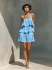 Women's Multi-Layer Ruffle Camisole & Shorts Set by FitiqueFit
