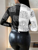 Women’s Floral Print Long Sleeve Shirt – Casual Colorful Loose Blouse by FitiqueFit