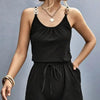 Women’s Chain Detail Suspender Jumpsuit by FitiqueFit