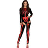 Halloween Cosplay Costume Skull Zombie Uniform by My Store