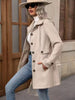 Women’s Elegant Woolen Coat – Medium-Length Lapel Slim Fit Winter Coat by FitiqueFit
