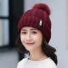 Warm Knitted Beanie & Scarf Women | Cozy Winter Bundle by FitiqueFit