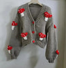 Women’s Mushroom Crochet Short Cardigan by FitiqueFit