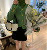 High-grade Green Classic Style French Jacket