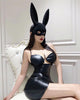 Rabbit Ears Suede Mask Halloween Party Mask by My Store