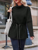 Women’s Turtleneck Fleece Sweatshirt by FitiqueFit